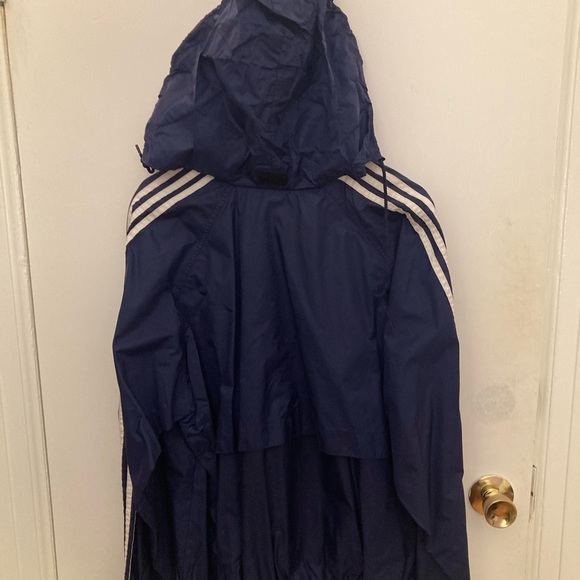 Vintage blue adidas windbreaker size large. - Picture 4 of 4